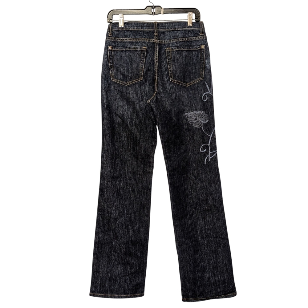 Bogari Jeans Womens Size 6 Dark Wash Vintage Western Y2K Revival Boho Hippie - Picture 7 of 9
